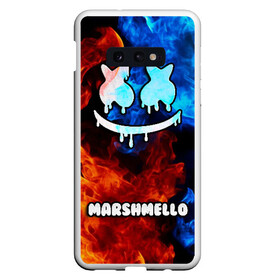 Чехол для Samsung S10E с принтом РЮКЗАК MARSHMELLO в Тюмени, Силикон | Область печати: задняя сторона чехла, без боковых панелей | marshmello | диджей | клуб | клубная музыка | маршмеллоу | маршмело | маршмэлло | маршмэллоу | маршмэло | музыка | электронная