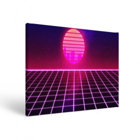 Холст прямоугольный с принтом DISCO SUNRISE в Тюмени, 100% ПВХ |  | bright | colorful | cool | disco | music | music lover | retro | speaker | tape recorder | technique | vintage | винтаж | динамик | диско | магнитофон | меломан | музыка | неон | разноцветный | ретро | техника