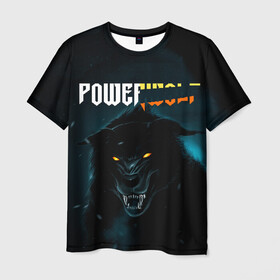 Мужская футболка 3D с принтом Powerwolf в Тюмени, 100% полиэфир | прямой крой, круглый вырез горловины, длина до линии бедер | Тематика изображения на принте: metal | powerwolf | пауэр метал | хэви метал