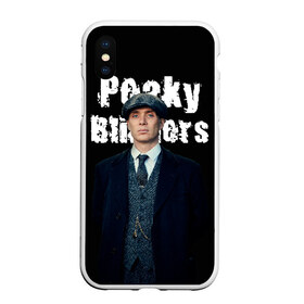 Чехол для iPhone XS Max матовый с принтом Peaky Blinders в Тюмени, Силикон | Область печати: задняя сторона чехла, без боковых панелей | peaky blinders | острые козырьки | сериал