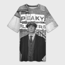 Платье-футболка 3D с принтом Peaky Blinders в Тюмени,  |  | Тематика изображения на принте: peaky blinders | острые козырьки | сериал