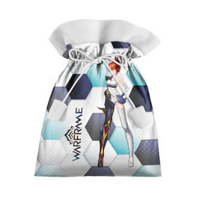 Подарочный 3D мешок с принтом Warframe girl anime в Тюмени, 100% полиэстер | Размер: 29*39 см | digital extremes | excalibur | nyx | saryn | space | warframe | варфрэйм | космос | шутер