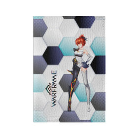 Обложка для паспорта матовая кожа с принтом Warframe girl anime в Тюмени, натуральная матовая кожа | размер 19,3 х 13,7 см; прозрачные пластиковые крепления | digital extremes | excalibur | nyx | saryn | space | warframe | варфрэйм | космос | шутер