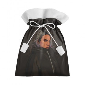 Подарочный 3D мешок с принтом Billie в Тюмени, 100% полиэстер | Размер: 29*39 см | Тематика изображения на принте: bad guy | billie eilish | билли айлиш | эйлиш