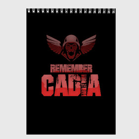 Скетчбук с принтом Remember Cadia в Тюмени, 100% бумага
 | 48 листов, плотность листов — 100 г/м2, плотность картонной обложки — 250 г/м2. Листы скреплены сверху удобной пружинной спиралью | Тематика изображения на принте: 40000 | 40k | chaos | dawn of war | fantasy | imperium | marines | orks | soulstorm | space | вархаммер | ваха | дов | ересь хоруса | император | империум | орки | примархи | хаос