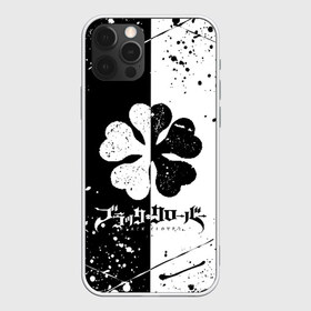 Чехол для iPhone 12 Pro Max с принтом ЧЁРНЫЙ КЛЕВЕР в Тюмени, Силикон |  | asta | black bull | black clover | bull | clover | аста | бык | клевер | чёрный бык | чёрный клевер