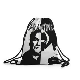 Рюкзак-мешок 3D с принтом Tarantino в Тюмени, 100% полиэстер | плотность ткани — 200 г/м2, размер — 35 х 45 см; лямки — толстые шнурки, застежка на шнуровке, без карманов и подкладки | Тематика изображения на принте: quentin tarantino | квентин тарантино