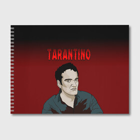 Альбом для рисования с принтом Tarantino в Тюмени, 100% бумага
 | матовая бумага, плотность 200 мг. | quentin tarantino | квентин тарантино