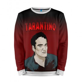 Мужской свитшот 3D с принтом Tarantino в Тюмени, 100% полиэстер с мягким внутренним слоем | круглый вырез горловины, мягкая резинка на манжетах и поясе, свободная посадка по фигуре | quentin tarantino | квентин тарантино