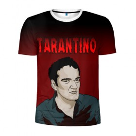 Мужская футболка 3D спортивная с принтом Tarantino в Тюмени, 100% полиэстер с улучшенными характеристиками | приталенный силуэт, круглая горловина, широкие плечи, сужается к линии бедра | quentin tarantino | квентин тарантино