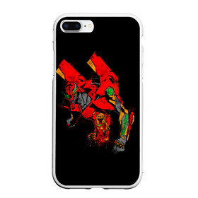 Чехол для iPhone 7Plus/8 Plus матовый с принтом EVANGELION 02 в Тюмени, Силикон | Область печати: задняя сторона чехла, без боковых панелей | angel | eva | evangelion | neon genesis evangelion | nerv | аска лэнгли сорью | ева | евангелион | мисато кацураги | рей аянами | синдзи