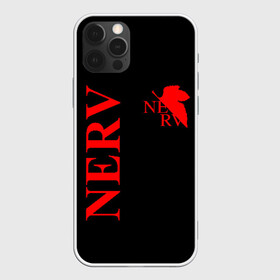 Чехол для iPhone 12 Pro с принтом Nerv red в Тюмени, силикон | область печати: задняя сторона чехла, без боковых панелей | angel | eva | evangelion | neon genesis evangelion | nerv | аска лэнгли сорью | ева | евангелион | мисато кацураги | рей аянами | синдзи