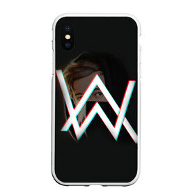 Чехол для iPhone XS Max матовый с принтом Alan Walker в Тюмени, Силикон | Область печати: задняя сторона чехла, без боковых панелей | Тематика изображения на принте: alan | alone | darkside | different | dj | faded | house | k 391 | live | music | olav | remix | techno | walker | walkers | walkzz | world | алан | диджей | техно | уокер