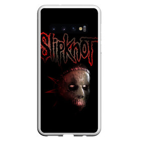 Чехол для Samsung Galaxy S10 с принтом Slipknot Jay в Тюмени, Силикон | Область печати: задняя сторона чехла, без боковых панелей | band | creepy | drum | drummer | jay | mask | metal | rock | scary | slipknot | слипкнот