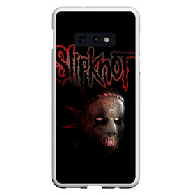 Чехол для Samsung S10E с принтом Slipknot Jay в Тюмени, Силикон | Область печати: задняя сторона чехла, без боковых панелей | band | creepy | drum | drummer | jay | mask | metal | rock | scary | slipknot | слипкнот