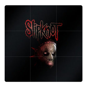 Магнитный плакат 3Х3 с принтом Slipknot Jay в Тюмени, Полимерный материал с магнитным слоем | 9 деталей размером 9*9 см | band | creepy | drum | drummer | jay | mask | metal | rock | scary | slipknot | слипкнот