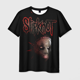 Мужская футболка 3D с принтом Slipknot Jay в Тюмени, 100% полиэфир | прямой крой, круглый вырез горловины, длина до линии бедер | band | creepy | drum | drummer | jay | mask | metal | rock | scary | slipknot | слипкнот