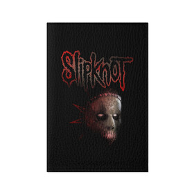 Обложка для паспорта матовая кожа с принтом Slipknot Jay в Тюмени, натуральная матовая кожа | размер 19,3 х 13,7 см; прозрачные пластиковые крепления | band | creepy | drum | drummer | jay | mask | metal | rock | scary | slipknot | слипкнот