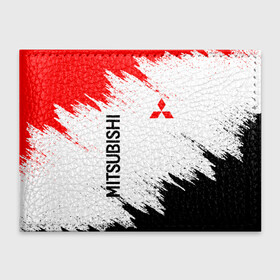 Обложка для студенческого билета с принтом MITSUBISHI в Тюмени, натуральная кожа | Размер: 11*8 см; Печать на всей внешней стороне | Тематика изображения на принте: mitsubishi | sport | митсубиси | митсубиши | спорт