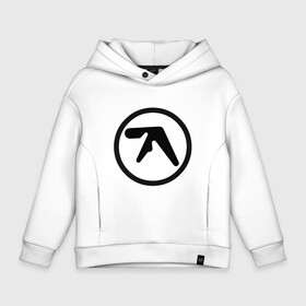 Детское худи Oversize хлопок с принтом Aphex Twin в Тюмени, френч-терри — 70% хлопок, 30% полиэстер. Мягкий теплый начес внутри —100% хлопок | боковые карманы, эластичные манжеты и нижняя кромка, капюшон на магнитной кнопке | Тематика изображения на принте: intelligent dance music | драм энд бэйс | ричард дэвид джеймс | техно | эйсид | эмбиент