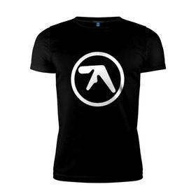 Мужская футболка премиум с принтом Aphex Twin в Тюмени, 92% хлопок, 8% лайкра | приталенный силуэт, круглый вырез ворота, длина до линии бедра, короткий рукав | intelligent dance music | драм энд бэйс | ричард дэвид джеймс | техно | эйсид | эмбиент