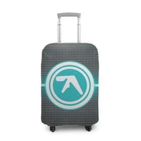 Чехол для чемодана 3D с принтом Aphex Twin в Тюмени, 86% полиэфир, 14% спандекс | двустороннее нанесение принта, прорези для ручек и колес | intelligent dance music | драм энд бэйс | ричард дэвид джеймс | техно | эйсид | эмбиент