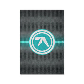 Обложка для паспорта матовая кожа с принтом Aphex Twin в Тюмени, натуральная матовая кожа | размер 19,3 х 13,7 см; прозрачные пластиковые крепления | intelligent dance music | драм энд бэйс | ричард дэвид джеймс | техно | эйсид | эмбиент