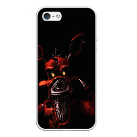 Чехол для iPhone 5/5S матовый FIVE NIGHTS AT FREDDYS: в Тюмени, Силикон | Область печати: задняя сторона чехла, без боковых панелей | 5 ночей с фредди | animation | bonnie | chica | five nights at freddys | fnaf | foxy | freddy | funny | horror | scary | бонни | майк | пять | ужас | фнаф | фокси | фредди | чика | шмидт