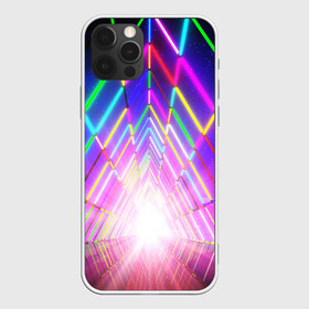 Чехол для iPhone 12 Pro Max с принтом РАДУЖНЫЙ НЕОН в Тюмени, Силикон |  | bright | colorful | cool | disco | music | music lover | retro | speaker | tape recorder | technique | vintage | винтаж | динамик | диско | магнитофон | меломан | музыка | неон | разноцветный | ретро | техника