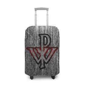 Чехол для чемодана 3D с принтом Powerwolf в Тюмени, 86% полиэфир, 14% спандекс | двустороннее нанесение принта, прорези для ручек и колес | metal | powerwolf | пауэр метал | хэви метал