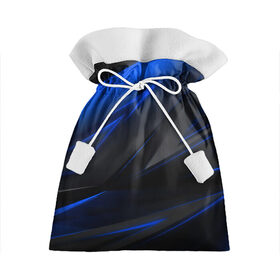 Подарочный 3D мешок с принтом Blue and Black в Тюмени, 100% полиэстер | Размер: 29*39 см | 3d | 3д | black | blue | texture | геометрия | красно синее | синий | текстуры | фигуры | черный