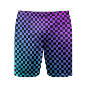 Мужские шорты спортивные с принтом Checkerboard gradient в Тюмени,  |  | checkerboard | gradient | бойчик | градиент | клетка. ячейка | орнамент | френдзона | шахматная. доска | шашечки