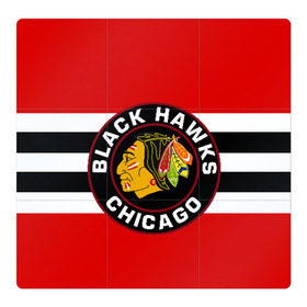 Магнитный плакат 3Х3 с принтом Chicago Blackhawks в Тюмени, Полимерный материал с магнитным слоем | 9 деталей размером 9*9 см | blackhawks | chicago | индеец | чикаго блээкхокс