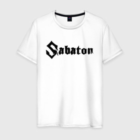 Мужская футболка хлопок с принтом Sabaton в Тюмени, 100% хлопок | прямой крой, круглый вырез горловины, длина до линии бедер, слегка спущенное плечо. | battle metal | primo victoria | sabaton | the art of war | the great war | группа | йоаким броден | латный ботинок | метал | пауэр | рыцарские доспехи | сабатон | собатон | хэви