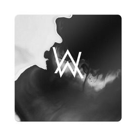 Магнит виниловый Квадрат с принтом ALAN WALKER в Тюмени, полимерный материал с магнитным слоем | размер 9*9 см, закругленные углы | Тематика изображения на принте: alan walker | aw | electro | electro music | music | алан уокер | музыка | музыкант | электро | электронная музыка