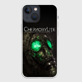 Чехол для iPhone 13 mini с принтом CHERNOBYLITE ПРОТИВОГАЗ в Тюмени,  |  | Тематика изображения на принте: anomaly | chernobyl | chernobylite | game | games | horror | logo | metro | stalker | symbol | аномалии | игра | игры | лого | логотип | метро | символ | сталкер | ужасы | хоррор | чернобылит | чернобыль