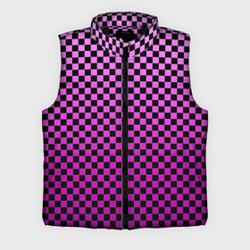 Мужской жилет утепленный 3D с принтом Checkerboard Color в Тюмени,  |  | checkerboard | gradient | бойчик | в клетку | в клеточку | градиент | клетка | музыка | орнамент | френдзона | шахматная доска | шашки