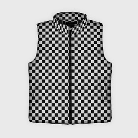 Женский жилет утепленный 3D с принтом Checkerboard Color в Тюмени,  |  | checkerboard | gradient | бойчик | в клетку | в клеточку | градиент | клетка | музыка | орнамент | френдзона | шахматная доска | шашки
