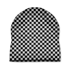 Шапка 3D с принтом Checkerboard Color в Тюмени, 100% полиэстер | универсальный размер, печать по всей поверхности изделия | Тематика изображения на принте: checkerboard | gradient | бойчик | в клетку | в клеточку | градиент | клетка | музыка | орнамент | френдзона | шахматная доска | шашки