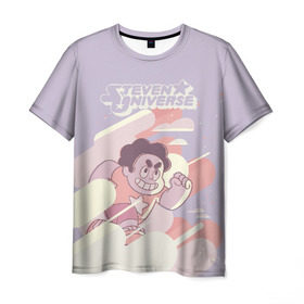 Мужская футболка 3D с принтом Steven Universe в Тюмени, 100% полиэфир | прямой крой, круглый вырез горловины, длина до линии бедер | steven universe | аметист | вселенная стивена | гранат | жемчуг | конни махесваран | кристальные самоцветы | лазурит | ляпис лазурит | перидот | самоцветы | стивен кварц юнивёрс