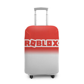 Чехол для чемодана 3D с принтом Roblox в Тюмени, 86% полиэфир, 14% спандекс | двустороннее нанесение принта, прорези для ручек и колес | game | gamer | logo | minecraft | simulator | игра | конструктор | лого | симулятор | строительство | фигура