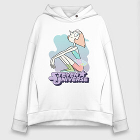 Женское худи Oversize хлопок с принтом Steven Universe в Тюмени, френч-терри — 70% хлопок, 30% полиэстер. Мягкий теплый начес внутри —100% хлопок | боковые карманы, эластичные манжеты и нижняя кромка, капюшон на магнитной кнопке | steven universe | аметист | вселенная стивена | гранат | жемчуг | конни махесваран | кристальные самоцветы | лазурит | ляпис лазурит | перидот | самоцветы | стивен кварц юнивёрс