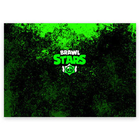 Поздравительная открытка BRAWL STARS LEON: в Тюмени, 100% бумага | плотность бумаги 280 г/м2, матовая, на обратной стороне линовка и место для марки
 | android | brawl stars | games | mobile game | stars | игры | мобильные игры
