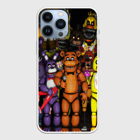 Чехол для iPhone 13 Pro Max FIVE NIGHTS AT FREDDYS: в Тюмени,  |  | 5 ночей с фредди | animation | bonnie | chica | five nights at freddys | fnaf | foxy | freddy | funny | horror | scary | бонни | майк | пять | ужас | фнаф | фокси | фредди | чика | шмидт