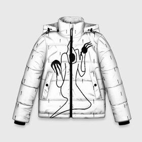 Зимняя куртка для мальчиков 3D с принтом KIZARU - Karmageddon в Тюмени, ткань верха — 100% полиэстер; подклад — 100% полиэстер, утеплитель — 100% полиэстер | длина ниже бедра, удлиненная спинка, воротник стойка и отстегивающийся капюшон. Есть боковые карманы с листочкой на кнопках, утяжки по низу изделия и внутренний карман на молнии. 

Предусмотрены светоотражающий принт на спинке, радужный светоотражающий элемент на пуллере молнии и на резинке для утяжки | Тематика изображения на принте: family | haunted | hip | hop | karmageddon | karmagedon | kizaru | music | rap | rapper | дежавю | кармагеддон | кармагедон | кизаро | кизару | музыка | нечипоренко | олег | рэп | рэпер | фэмили | хаунтед | хип | хоп