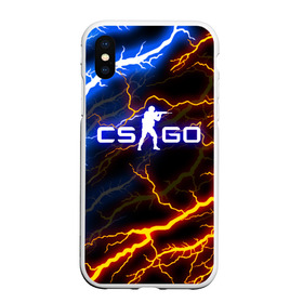 Чехол для iPhone XS Max матовый с принтом CS GO STORM  МОЛНИИ в Тюмени, Силикон | Область печати: задняя сторона чехла, без боковых панелей | astralis | awp | counter strike | cs go | cs go global offensive | cs:go | faze clan | hyper beast | team liquid | астралис | кс го | тим ликвид | фейз клан | хайпер бист