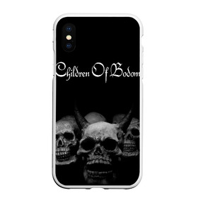 Чехол для iPhone XS Max матовый с принтом Children of Bodom в Тюмени, Силикон | Область печати: задняя сторона чехла, без боковых панелей | bodom | children | death | melodic | metal | алекси лайхо | дети бодома | мелодик дэт метал | метал