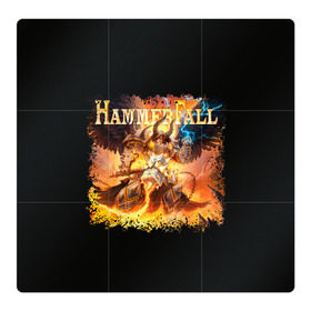 Магнитный плакат 3Х3 с принтом Hammerfall в Тюмени, Полимерный материал с магнитным слоем | 9 деталей размером 9*9 см | 
