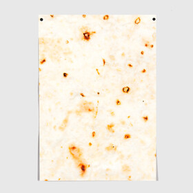 Постер с принтом ЛАВАШ в Тюмени, 100% бумага
 | бумага, плотность 150 мг. Матовая, но за счет высокого коэффициента гладкости имеет небольшой блеск и дает на свету блики, но в отличии от глянцевой бумаги не покрыта лаком | лаваш | хлеб | шаурма