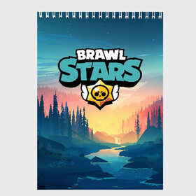 Скетчбук с принтом Brawl Stars в Тюмени, 100% бумага
 | 48 листов, плотность листов — 100 г/м2, плотность картонной обложки — 250 г/м2. Листы скреплены сверху удобной пружинной спиралью | brawl | bs | fails | leon | stars | supercell | tick | бой | босс | бравл | броубол | бс | герои | драка | звезд | осада | сейф | старс | цель